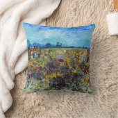 ヴィンセント・ヴァン・ゴッホ – グリーンヴィネヤード クッション (ブランケット)