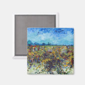 ヴィンセント・ヴァン・ゴッホ – グリーンヴィネヤード マグネット (正面/裏面)