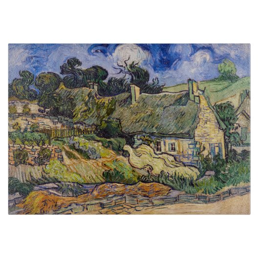 ヴィンセント・ヴァン・ゴッホ - コルデヴィーユの茅葺き小屋 カッティングボード (正面)