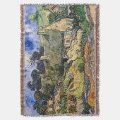 ヴィンセント・ヴァン・ゴッホ - コルデヴィーユの茅葺き小屋 スローブランケット (正面縦)