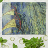 ヴィンセント・ヴァン・ゴッホ - サント・マリーの海景 キッチンタオル (折り畳み)