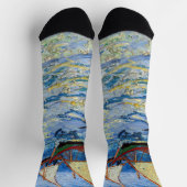 ヴィンセント・ヴァン・ゴッホ - サント・マリーの海景 ソックス (上部)