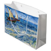 ヴィンセント・ヴァン・ゴッホ - サント・マリーの海景 ラージペーパーバッグ (裏面アングル)