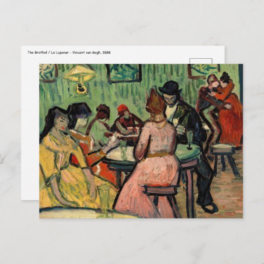 ヴィンセント・ヴァン・ゴッホ – ザブロテール ポストカード (正面/裏面)