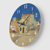 ヴィンセント・ヴァン・ゴッホ – ザ・イエローハウス/ザ・通り ラージ壁時計 (傾斜)