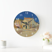 ヴィンセント・ヴァン・ゴッホ – ザ・イエローハウス/ザ・通り ラージ壁時計 (ホーム)