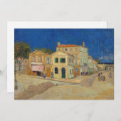 ヴィンセント・ヴァン・ゴッホ – ザ・イエローハウス/ザ・通り 招待状 (正面/裏面)