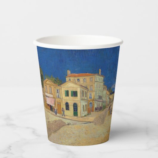 ヴィンセント・ヴァン・ゴッホ – ザ・イエローハウス/ザ・通り 紙コップ (正面)