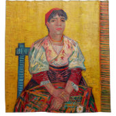 ヴィンセント・ヴァン・ゴッホ – ザ・イタリアンウーマン シャワーカーテン (正面)