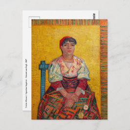 ヴィンセント・ヴァン・ゴッホ – ザ・イタリアンウーマン ポストカード