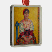 ヴィンセント・ヴァン・ゴッホ – ザ・イタリアンウーマン メタルオーナメント (右)