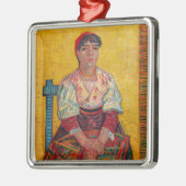 ヴィンセント・ヴァン・ゴッホ – ザ・イタリアンウーマン メタルオーナメント (左)