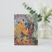 ヴィンセント・ヴァン・ゴッホ – ザ・グッド・サマリア人 – ファインアート ポストカード (スタンド正面)