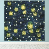 ヴィンセント・ヴァン・ゴッホ・ザ・スター・ナイト1889スタイル・アート キャンバスプリント (インサイチュ (ウッドフロア))