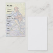 ヴィンセント・ヴァン・ゴッホ – ザ・ソワー – ファインアート絵画ズ 名刺 (正面/裏面)