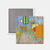 ヴィンセント・ヴァン・ゴッホ・ザ・ベッドルーム・イン・アレス マグネット (正面/裏面)