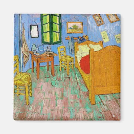 ヴィンセント・ヴァン・ゴッホ・ザ・ベッドルーム・イン・アレス マグネット (正面)