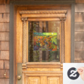 ヴィンセント・ヴァン・ゴッホ – ザ・レッド・ヴィネヤード ウィンドウサイン (ホームデコレーション)