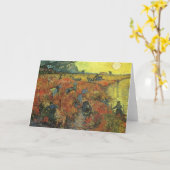 ヴィンセント・ヴァン・ゴッホ – ザ・レッド・ヴィネヤード カード (黄色い花)