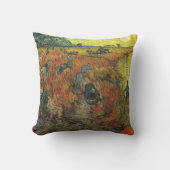 ヴィンセント・ヴァン・ゴッホ – ザ・レッド・ヴィネヤード クッション (正面)