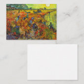 ヴィンセント・ヴァン・ゴッホ – ザ・レッド・ヴィネヤード ノートカード (正面/裏面)