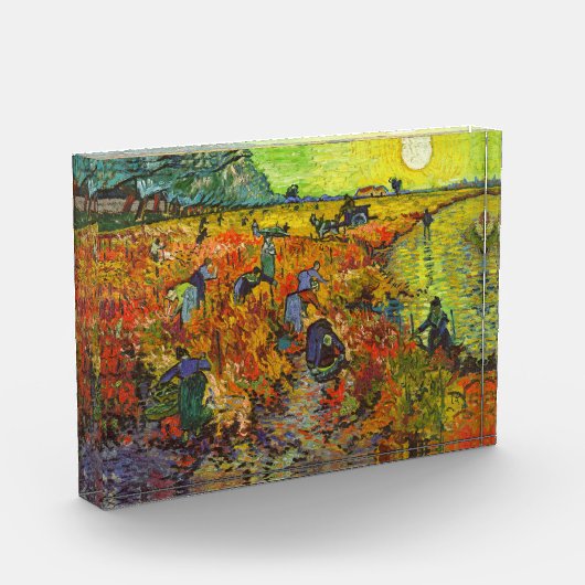 ヴィンセント・ヴァン・ゴッホ – ザ・レッド・ヴィネヤード フォトブロック (左)