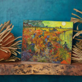 ヴィンセント・ヴァン・ゴッホ – ザ・レッド・ヴィネヤード フォトプラーク (側面)