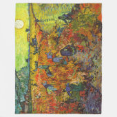 ヴィンセント・ヴァン・ゴッホ – ザ・レッド・ヴィネヤード フリースブランケット (正面)