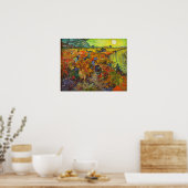 ヴィンセント・ヴァン・ゴッホ – ザ・レッド・ヴィネヤード ポスター (キッチン)