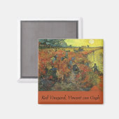 ヴィンセント・ヴァン・ゴッホ – ザ・レッド・ヴィネヤード マグネット (正面/裏面)