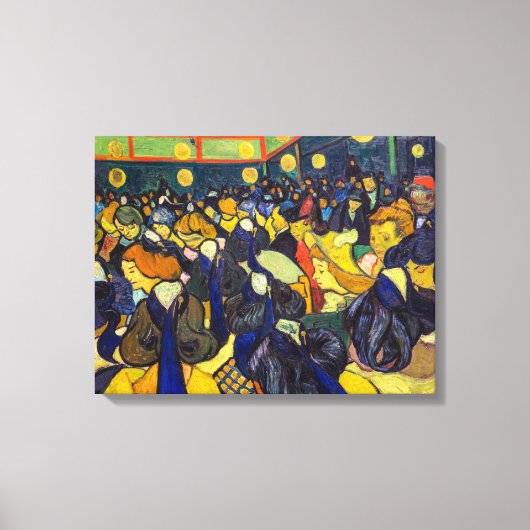 ヴィンセント・ヴァン・ゴッホ – ザ・社交ダンス・アレス キャンバスプリント (正面)