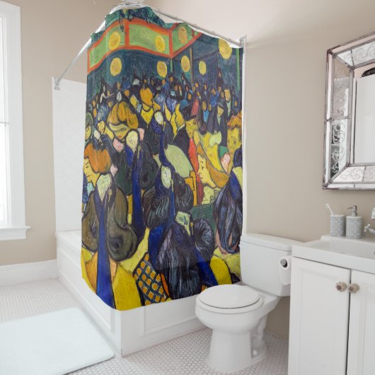 ヴィンセント・ヴァン・ゴッホ – ザ・社交ダンス・アレス シャワーカーテン (インサイチュ)