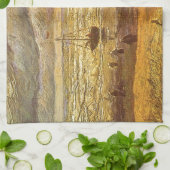 ヴィンセント・ヴァン・ゴッホ - シェヴェニンゲンの海 キッチンタオル (折り畳み)