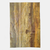 ヴィンセント・ヴァン・ゴッホ - シェヴェニンゲンの海 キッチンタオル (縦)