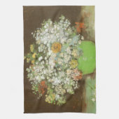 ヴィンセント・ヴァン・ゴッホ - シニヤと花の壺 キッチンタオル (縦)