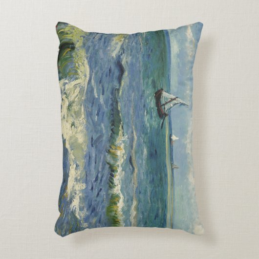 ヴィンセント・ヴァン・ゴッホ – シースケープニアサイントスマリー アクセントクッション (正面(垂直))