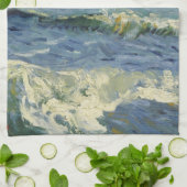 ヴィンセント・ヴァン・ゴッホ – シースケープニアサイントスマリー キッチンタオル (折り畳み)