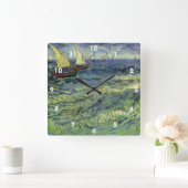 ヴィンセント・ヴァン・ゴッホ – シースケープ・アット・セイント・マリーズ スクエア壁時計 (ホーム)