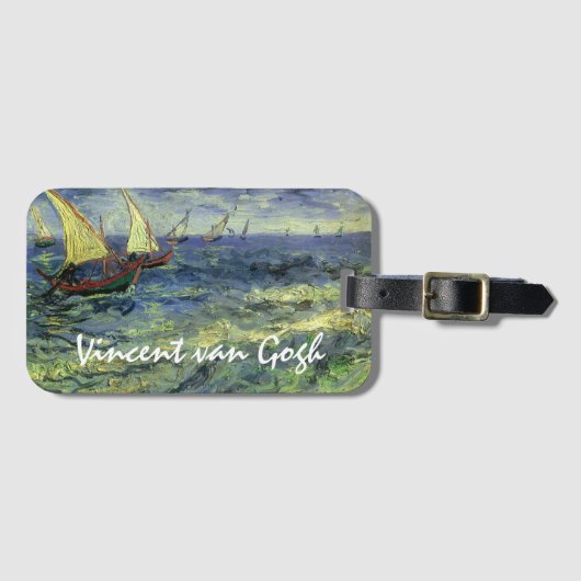 ヴィンセント・ヴァン・ゴッホ – シースケープ・アット・セイント・マリーズ ラゲッジタグ (正面横)