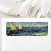 ヴィンセント・ヴァン・ゴッホ – シースケープ・アット・セイント・マリーズ ラベル (インサイチュ)