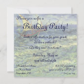 ヴィンセント・ヴァン・ゴッホ – シースケープ・アット・セイント・マリーズ 招待状 (裏面)