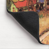 ヴィンセント・ヴァン・ゴッホ – ジプシー・キャラバンの陣地 マウスパッド (コーナー)