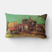 ヴィンセント・ヴァン・ゴッホ – ジプシー・キャラバンの陣地 ランバークッション (裏面)