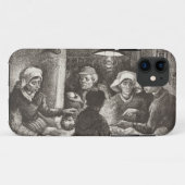 ヴィンセント・ヴァン・ゴッホ 『ジャガイモを食べる人々』 リトグラフ Case-Mate iPhoneケース (裏面(横))