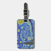 ヴィンセント・ヴァン・ゴッホ・スターリーナイトギャラリーHDファインアート ラゲッジタグ (正面縦)