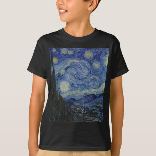 ヴィンセント·ヴァン·ゴッホ-スターリー·ナイトアー絵画ト Tシャツ