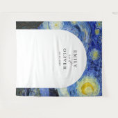 ヴィンセント・ヴァン・ゴッホ・スター結婚リー・ナイトの背景 タペストリー (正面(横))