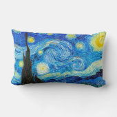 ヴィンセント・ヴァン・ゴッホ・スター鮮やかリー・絵を描ナイトの芸術 ランバークッション (裏面)