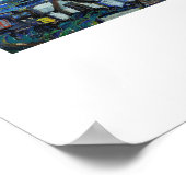 ヴィンセント・ヴァン・ゴッホ・スター・ナイト1889年アート展 ポスター (角)