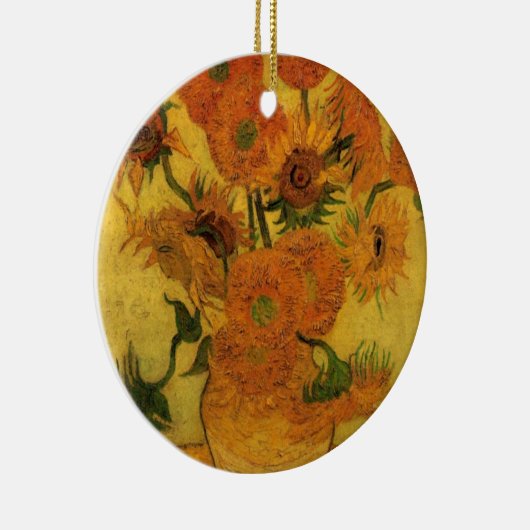 ヴィンセント・ヴァン・ゴッホ・スチル・ライフ花瓶15ひまわり花 セラミックオーナメント (右)